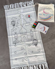 Tapis de prière pour enfants à colorier avec stylos