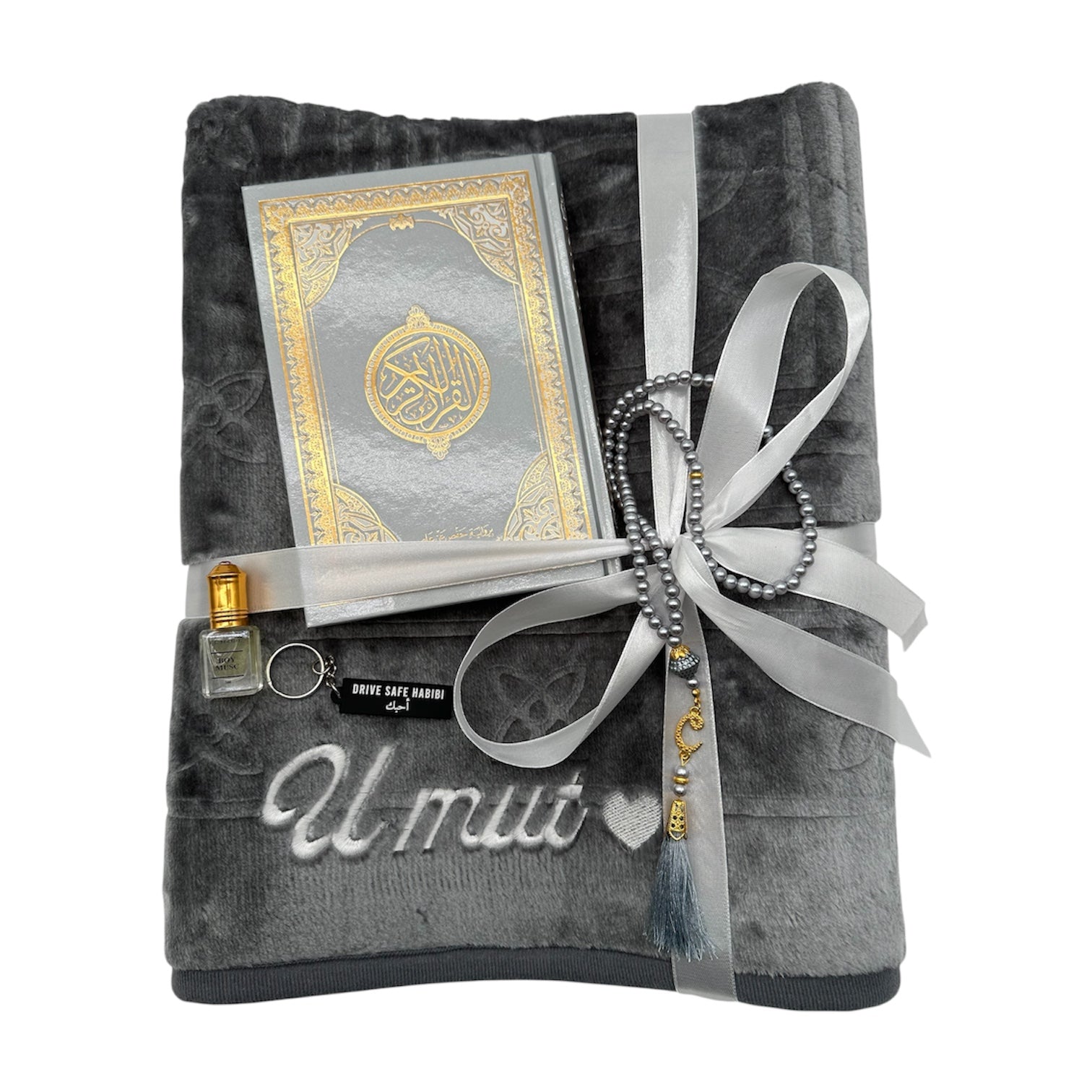 Tapis de prière (gris argenté)